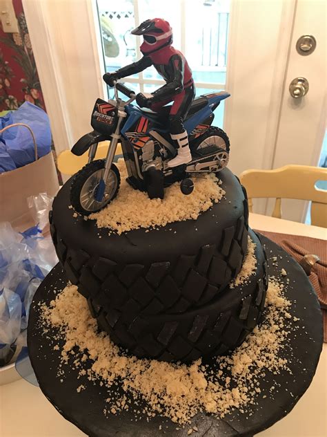 Dirt Bike Themed Cake